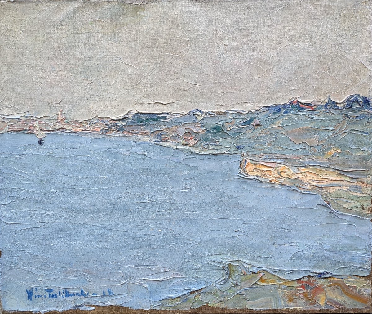 Vladimir De Terlikowski (1873-1951) Bord De Mer à Dieppe