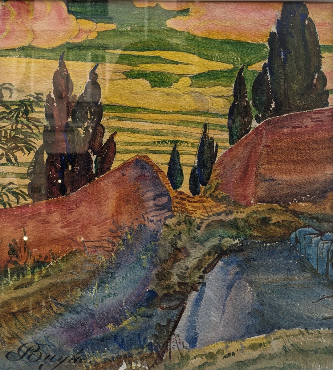 Boleslas Buyko (1876-1940) Paysage 