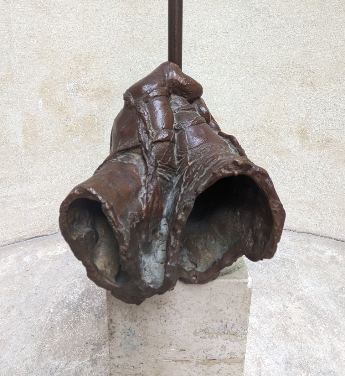 Igor Mitoraj (1944-2014) Mains Bronze à Patine Brune-photo-3