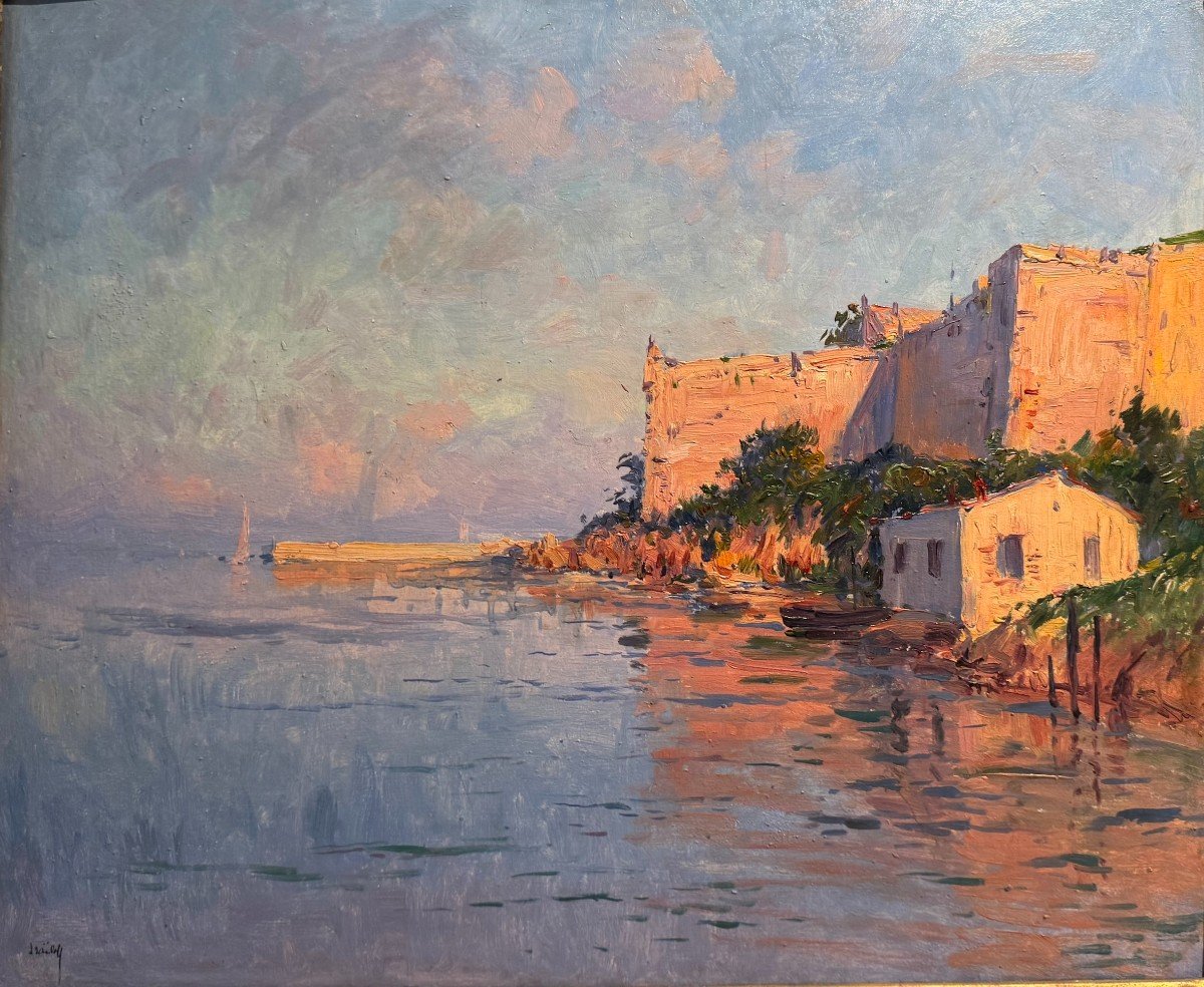 Alexandre Isailoff (1869-1944), "seaside At Sainte Marguerite"