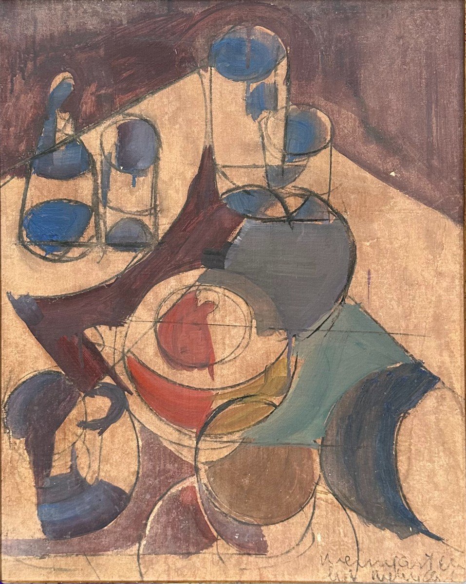 Joachim Weingart (1895-1942/45), "cubist Composition"