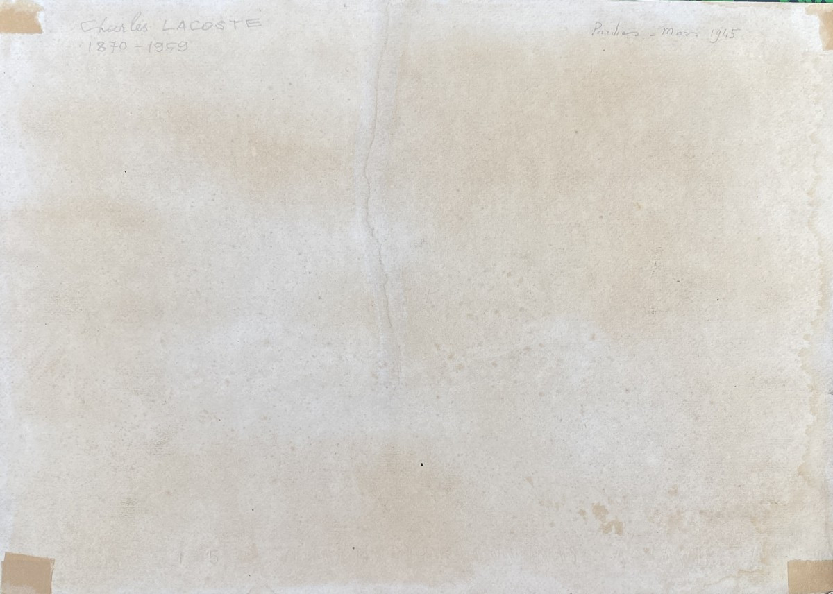 Charles Lacoste (1870-1959), "spring Landscape" (1945)-photo-3