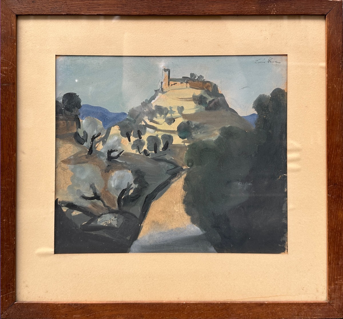 Léon Zack (1892-1980), "Colline à l'Abbaye"-photo-2