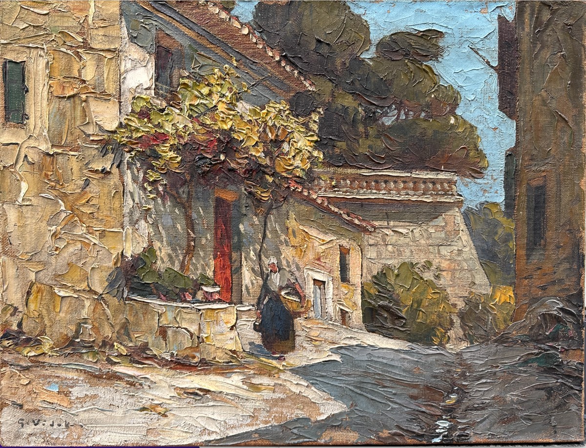 Gustave Vidal (1895-1966), "provençal Alley"