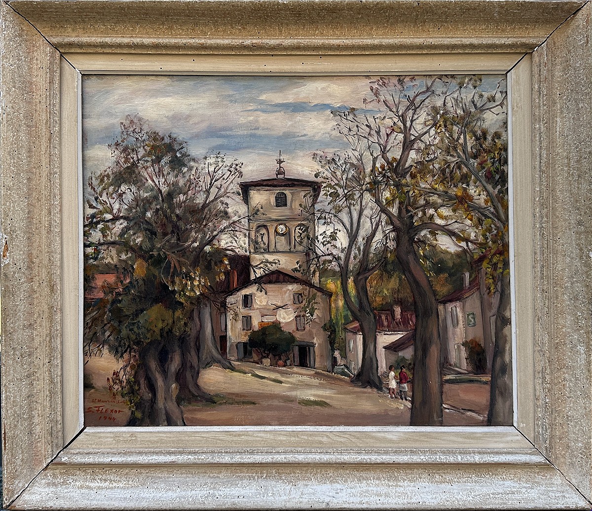 Samson Flexor (Soroca 1907- Sao Paulo 1971),  "Abbaye De Saint-Maurin, Lot-et-Garonne"-photo-2