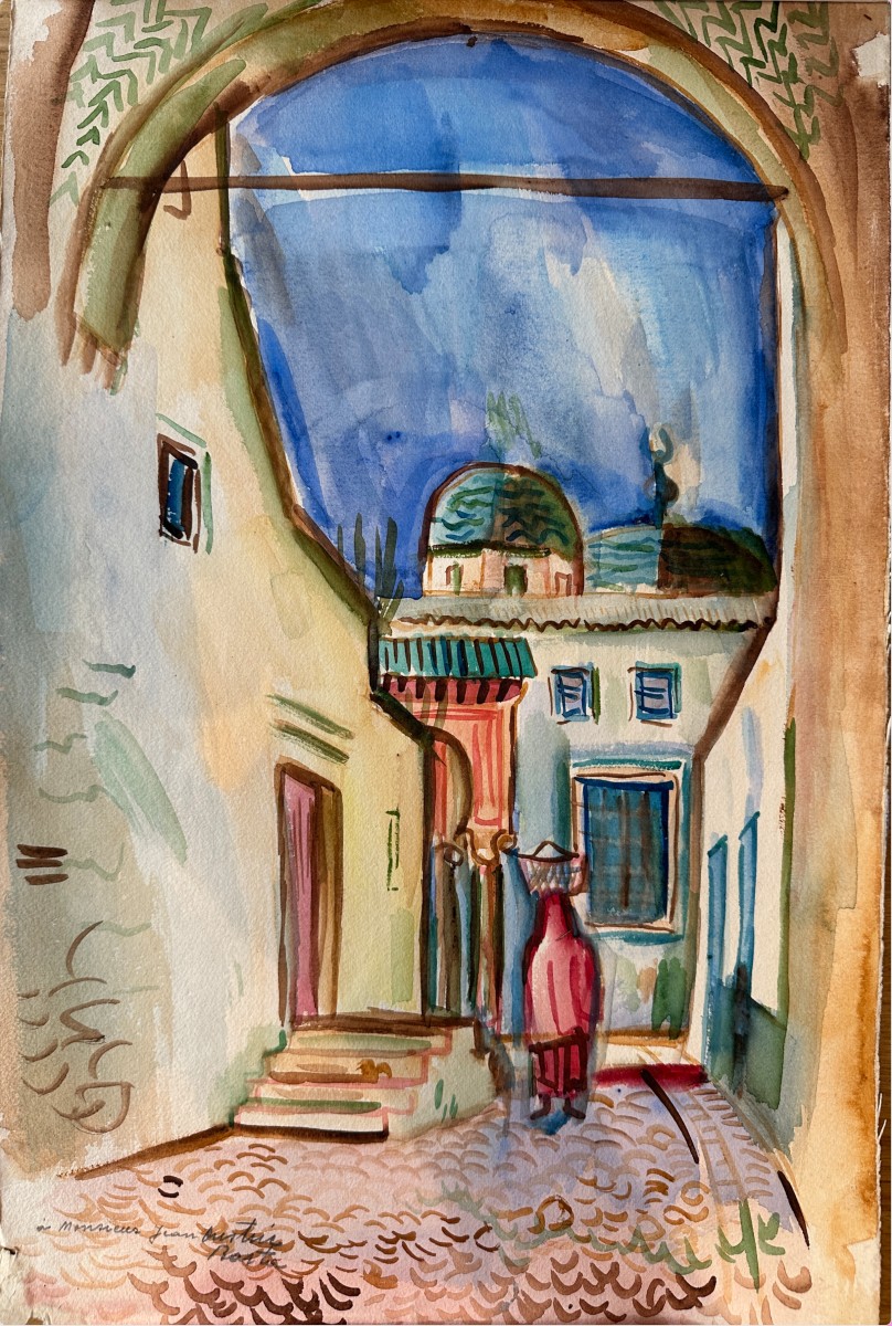 Laszlo BARTA (1902-1961), "Ruelle orientale"