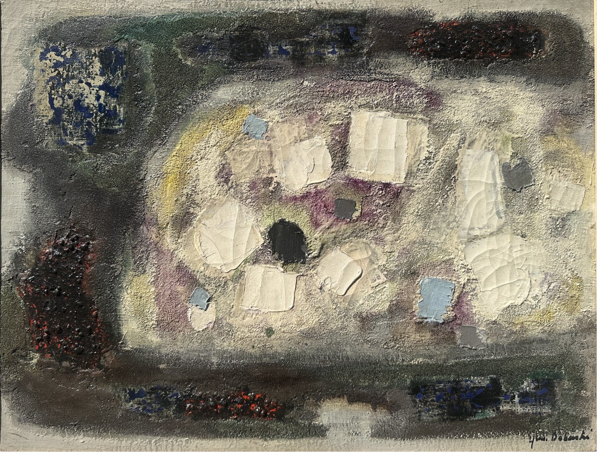 Jun DOBASHI (1910-1975), "Composition Paysage" 