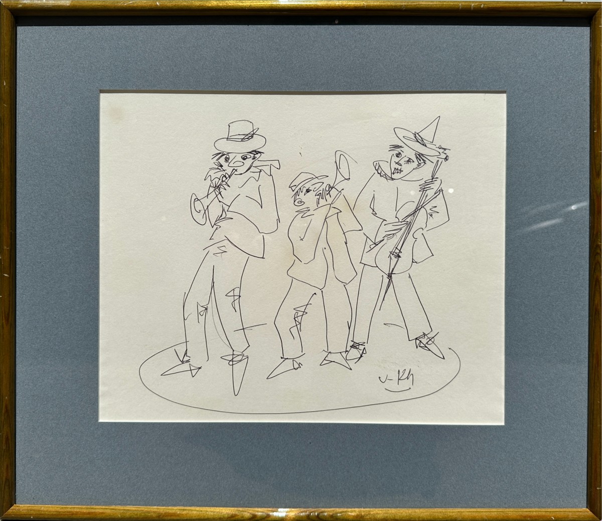Vasyl Khmeluk (1903-1986), The Musicians-photo-2