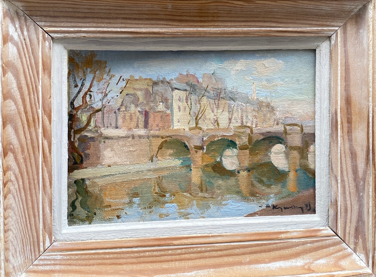 Nicolas Krycevsky (1898–1961) Ukraine Pont neuf Paris -photo-2