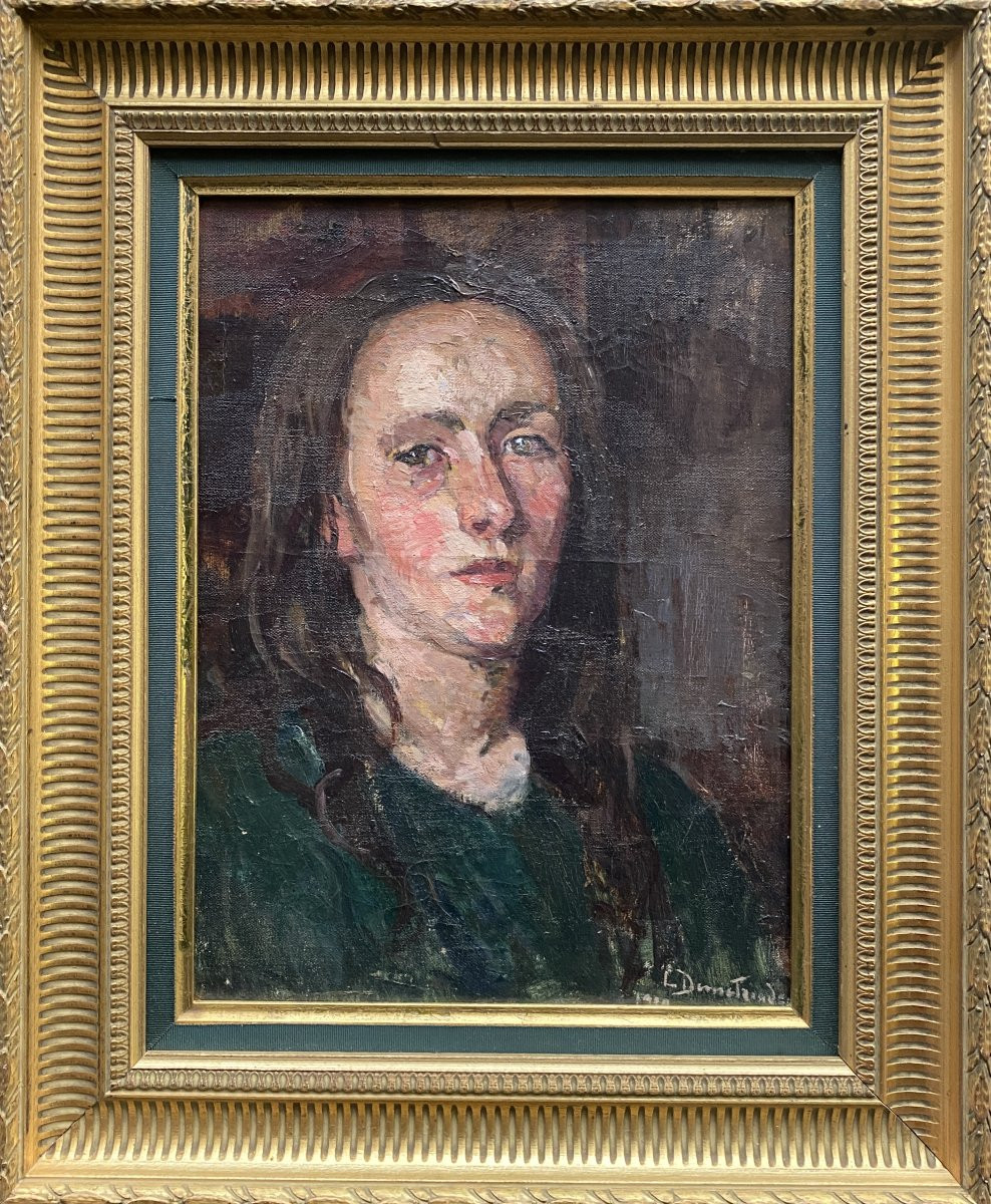 Lucia Demetriade Balacescu (1895- 1979) Roumanie Portrait d'homme-photo-4