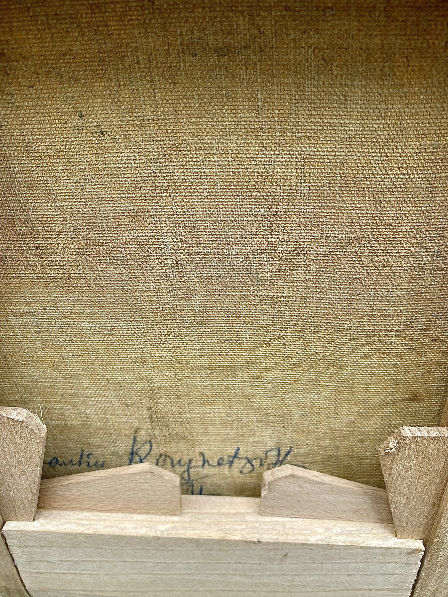 Constantin Kousnetzoff (1863- 1936) Russie Les toits de Paris -photo-2