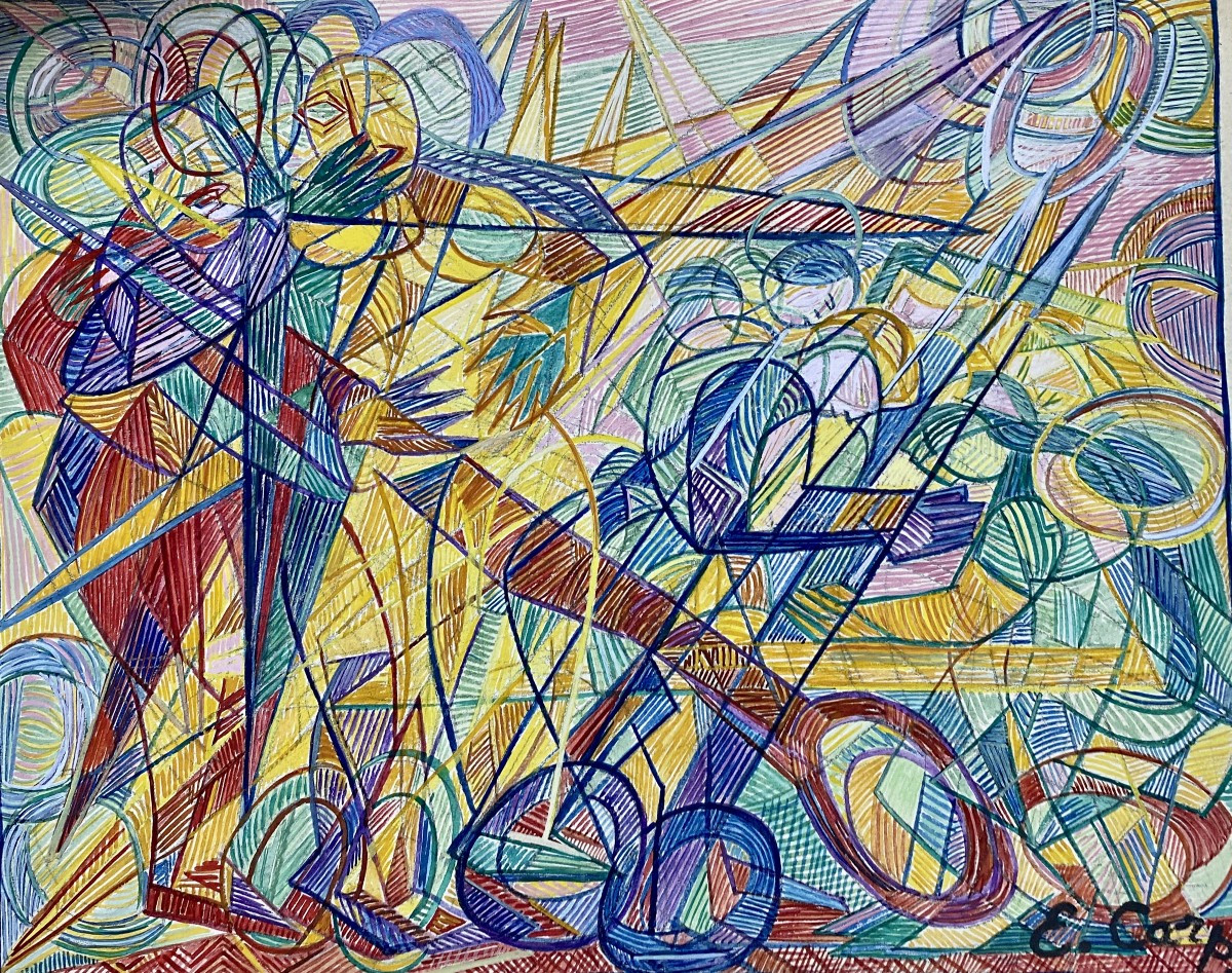 Esther Carp (1897-1970) Polish The Assemblage  