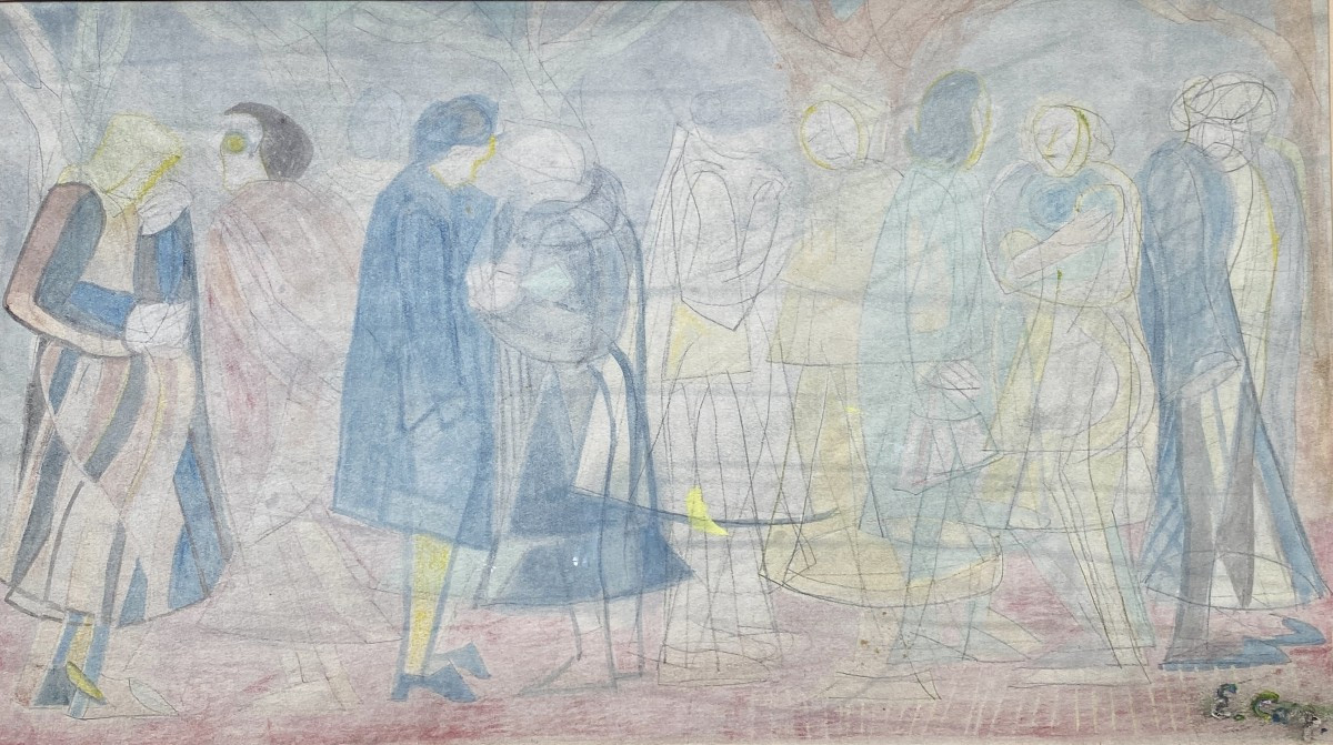 Esther Carp (1897-1970) Polonaise Les artisans 