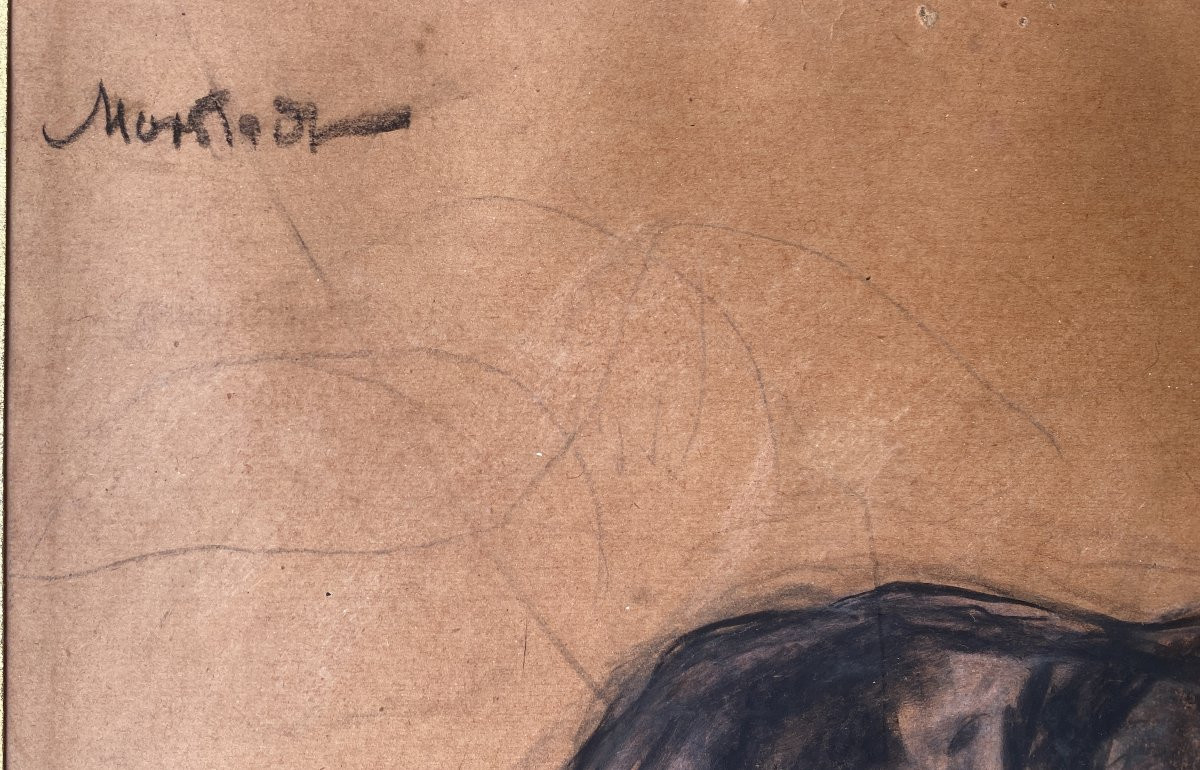 Anna Morstadt (1874-1946) Autrichienne Dogue Allemand -photo-4