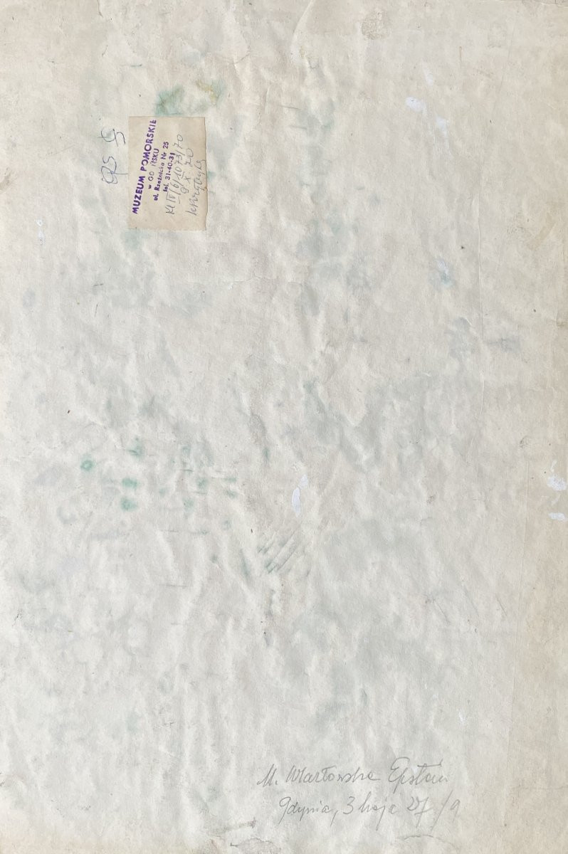 Maria Wlazłowska Epstein (1911 Urzejowice - 1971 Gdynia) Poland Abstract Composition -photo-3