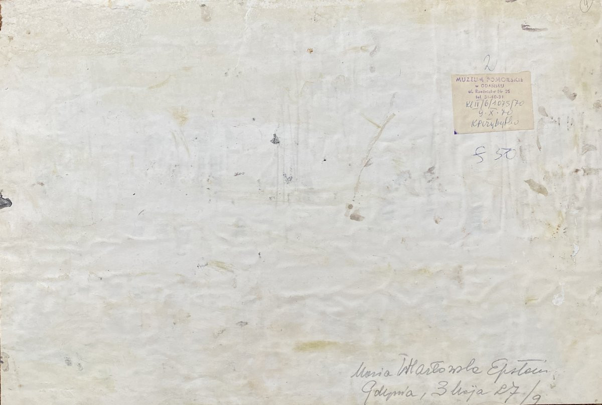 Maria Wlazłowska Epstein (1911 Urzejowice - 1971 Gdynia) Poland Abstract Composition -photo-3