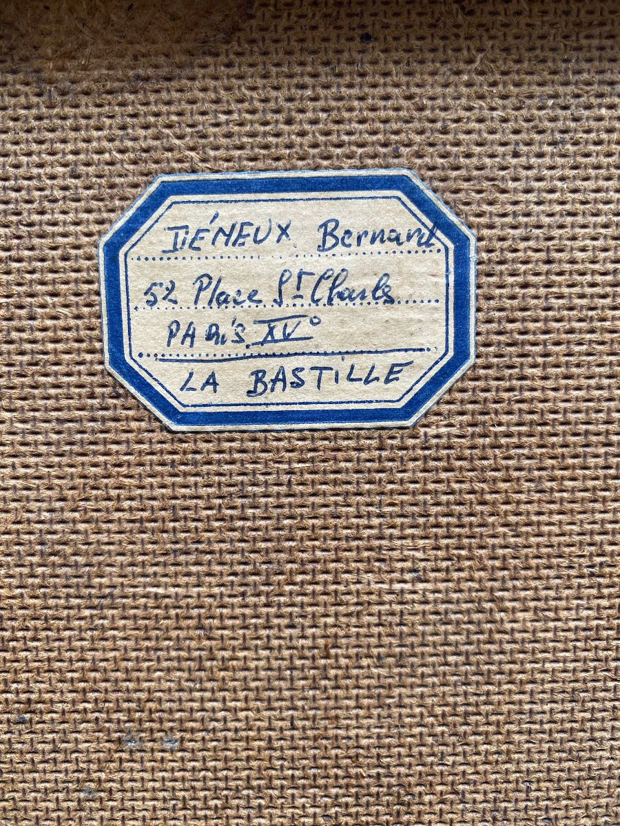 École Française XXème siècle Vue de la Bastille -photo-2