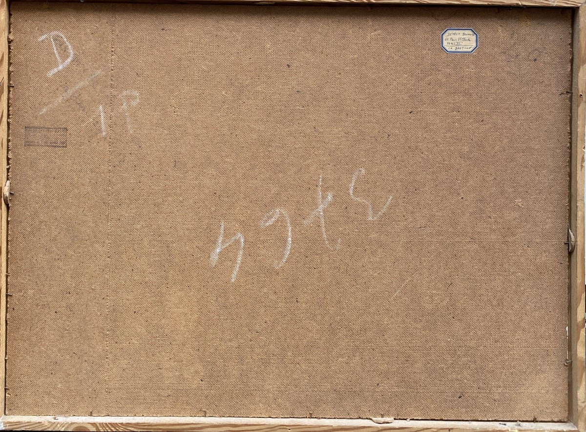 École Française XXème siècle Vue de la Bastille -photo-1