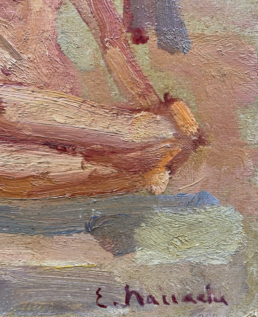 Edgard Naccache (1917 Tunis - 2006 Paris) Bathers -photo-3