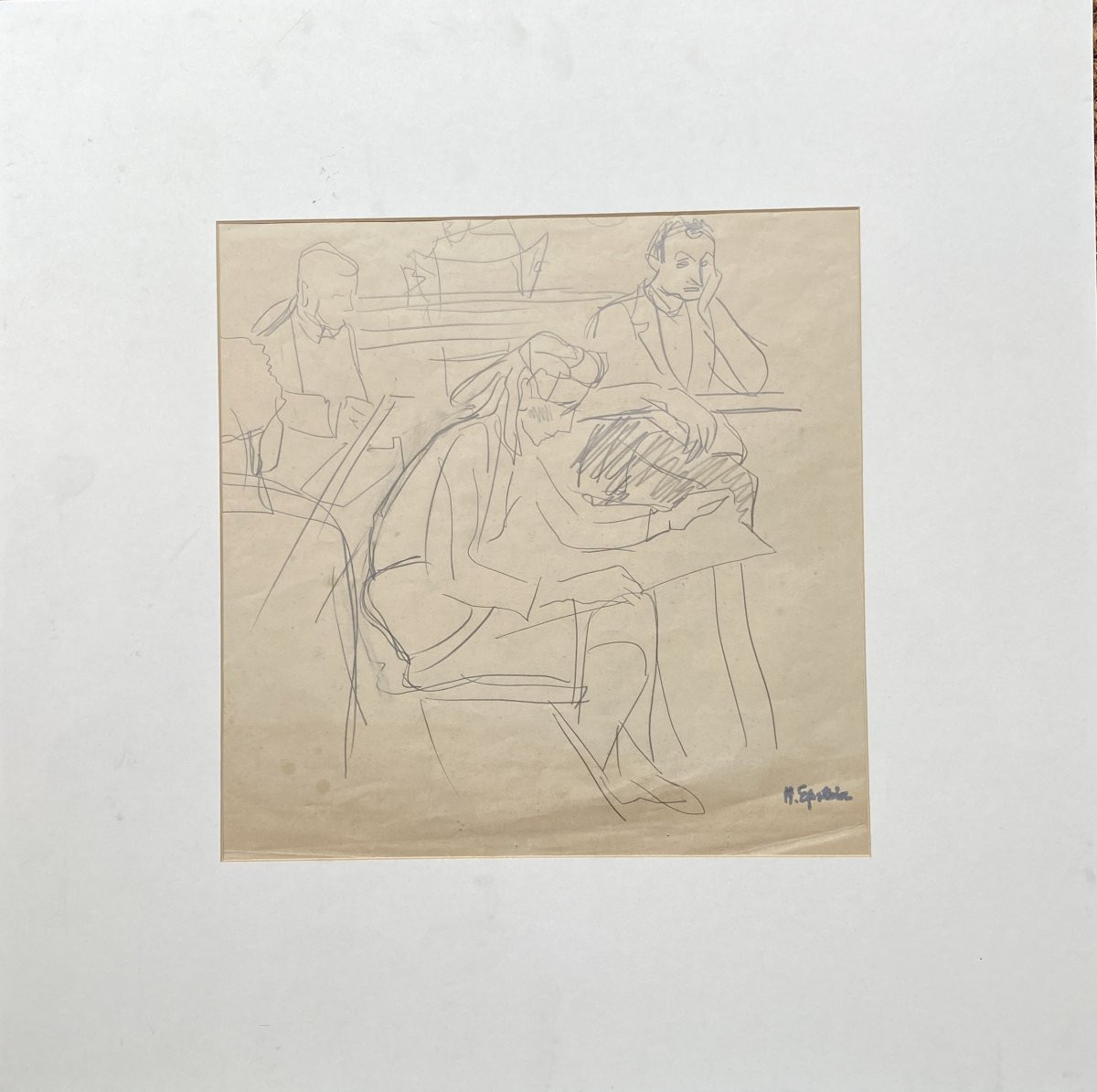 Henri Epstein (łódź 1891 - Auschwitz 1944) Poland People -photo-2