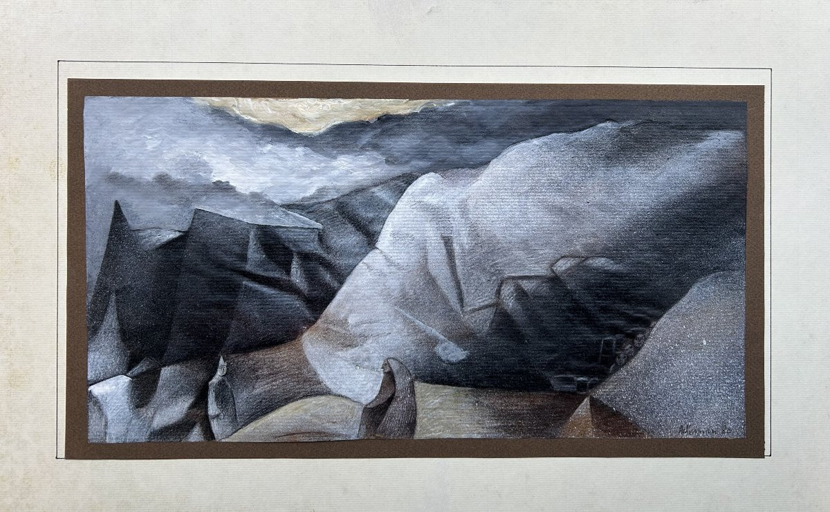 Paul Ackerman Roumain lot de deux dessins-photo-4