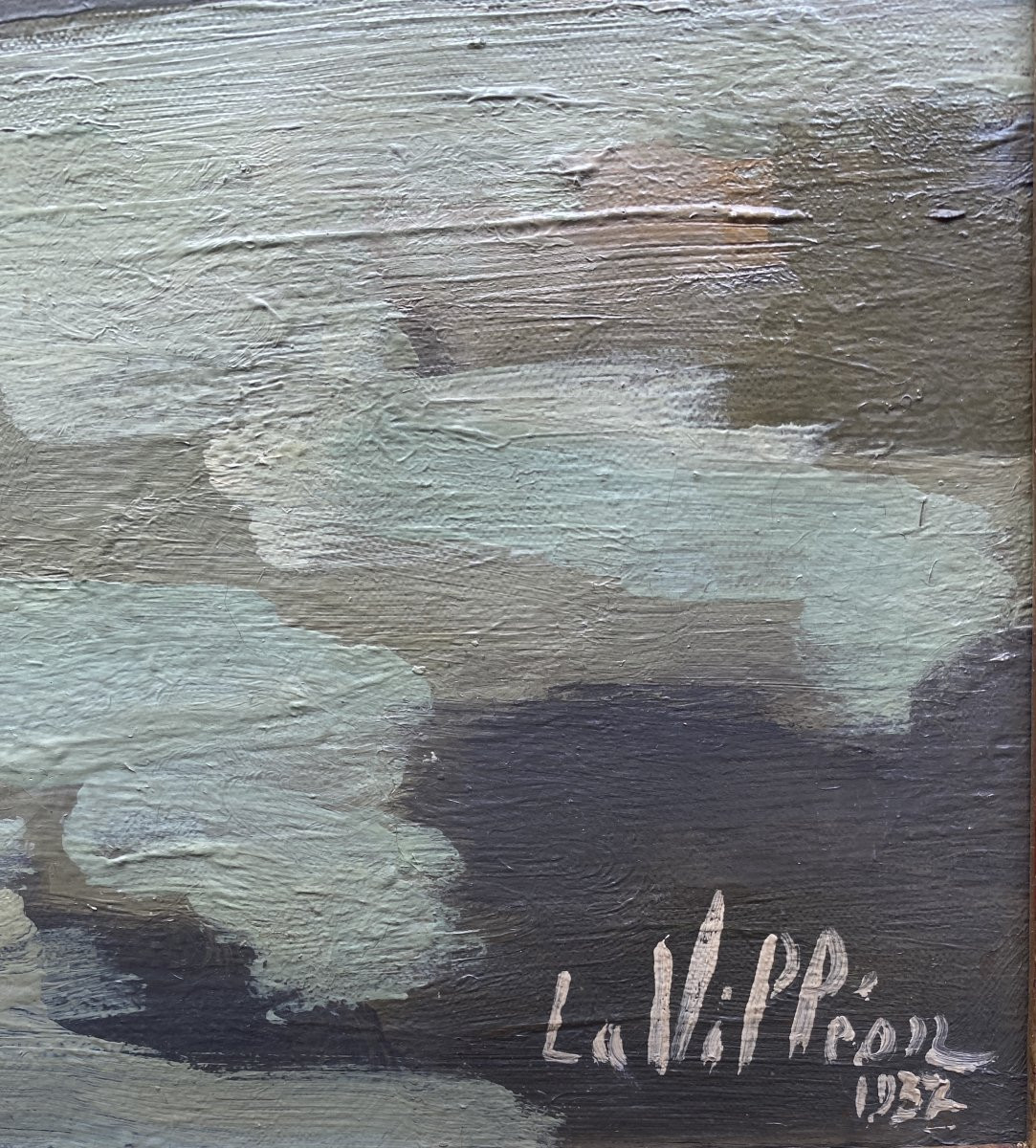 Emmanuel de La Villéon (1858 Fougères - 1944 Paris) Gondoles à Venise -photo-2