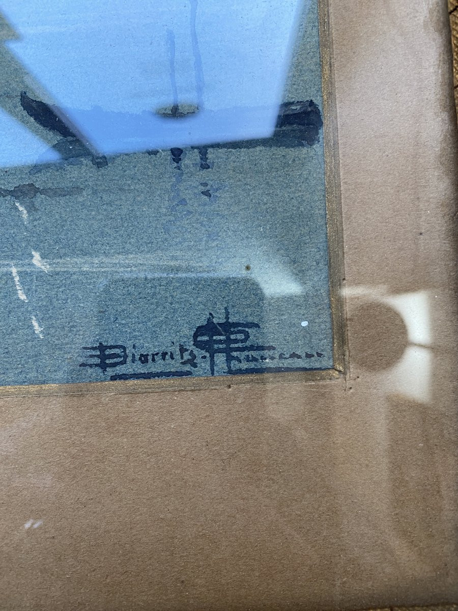 Basque School Sunset In Biarritz -photo-4