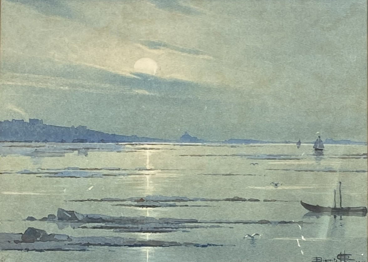 Basque School Sunset In Biarritz 