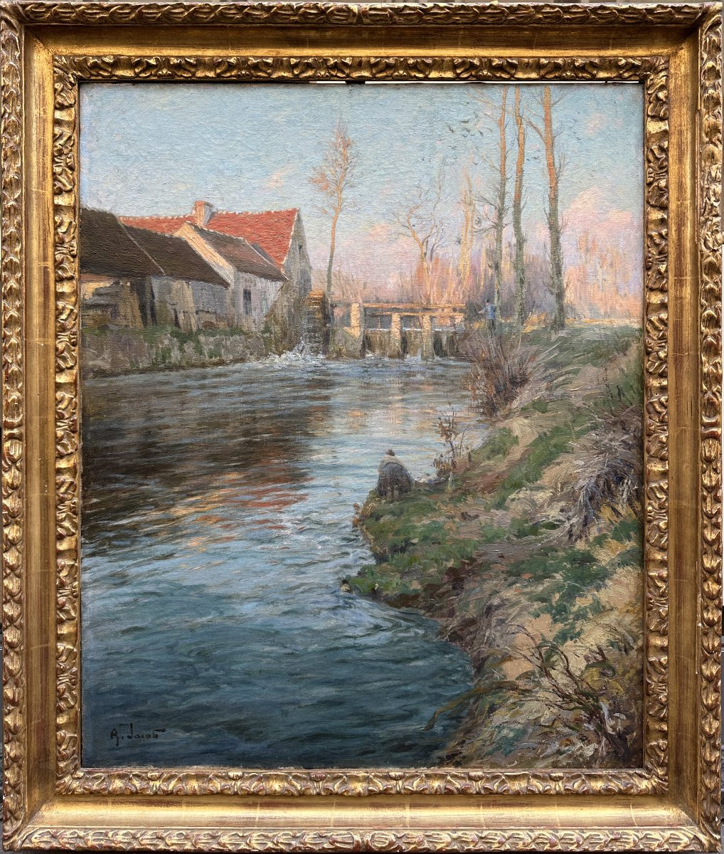 Alexandre Jacob (1879 Marseille - 1954 Reuilly) The Washerwoman -photo-4