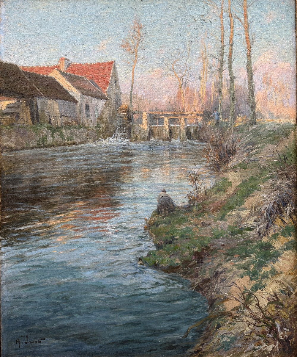 Alexandre Jacob (1879 Marseille - 1954 Reuilly) The Washerwoman 