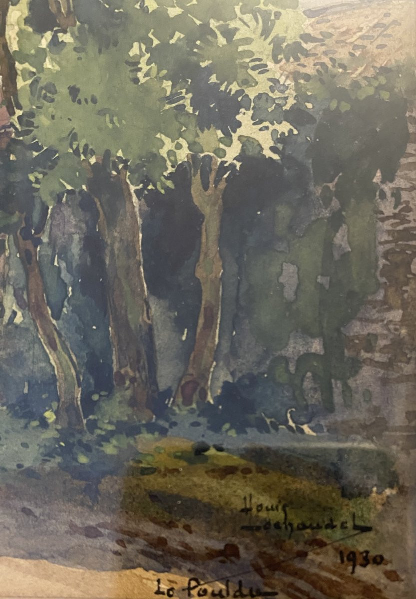 Louis Lechaudel (xix - XX) Alley Of Le Pouldu-photo-3