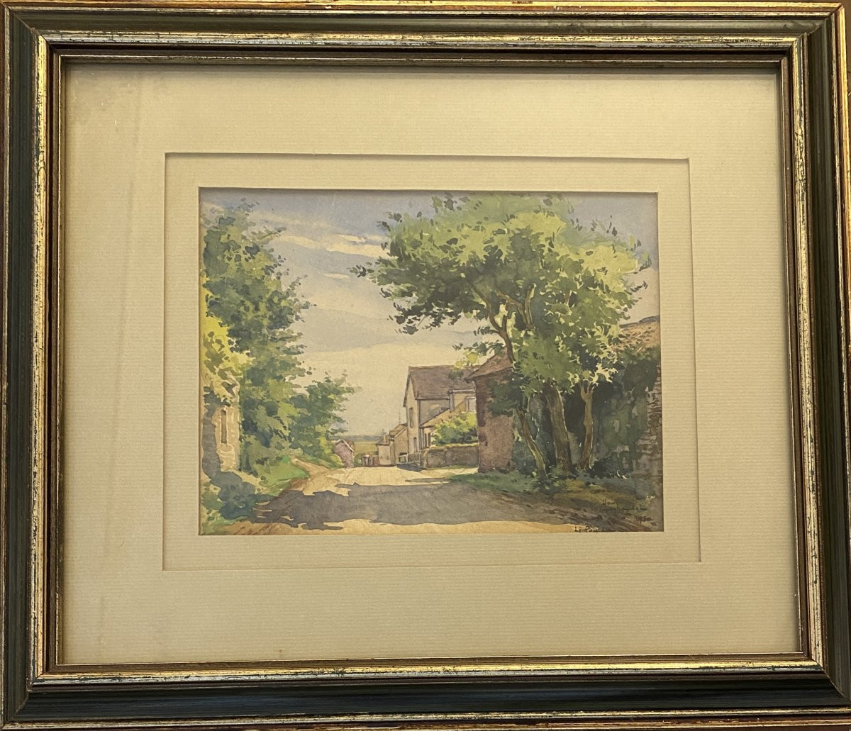 Louis Lechaudel (xix - XX) Alley Of Le Pouldu-photo-4