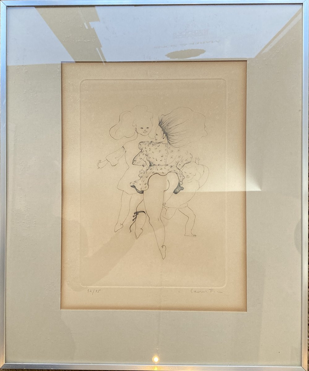 Leonor Fini (1907 Buenos Aires - 1996 Aubervilliers) Argentine Les petites filles modèles -photo-2