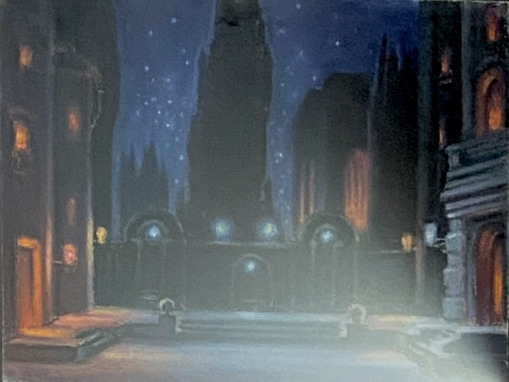 Ernest Klausz (1898 Eger -1970) Hongrie Projet de décor 