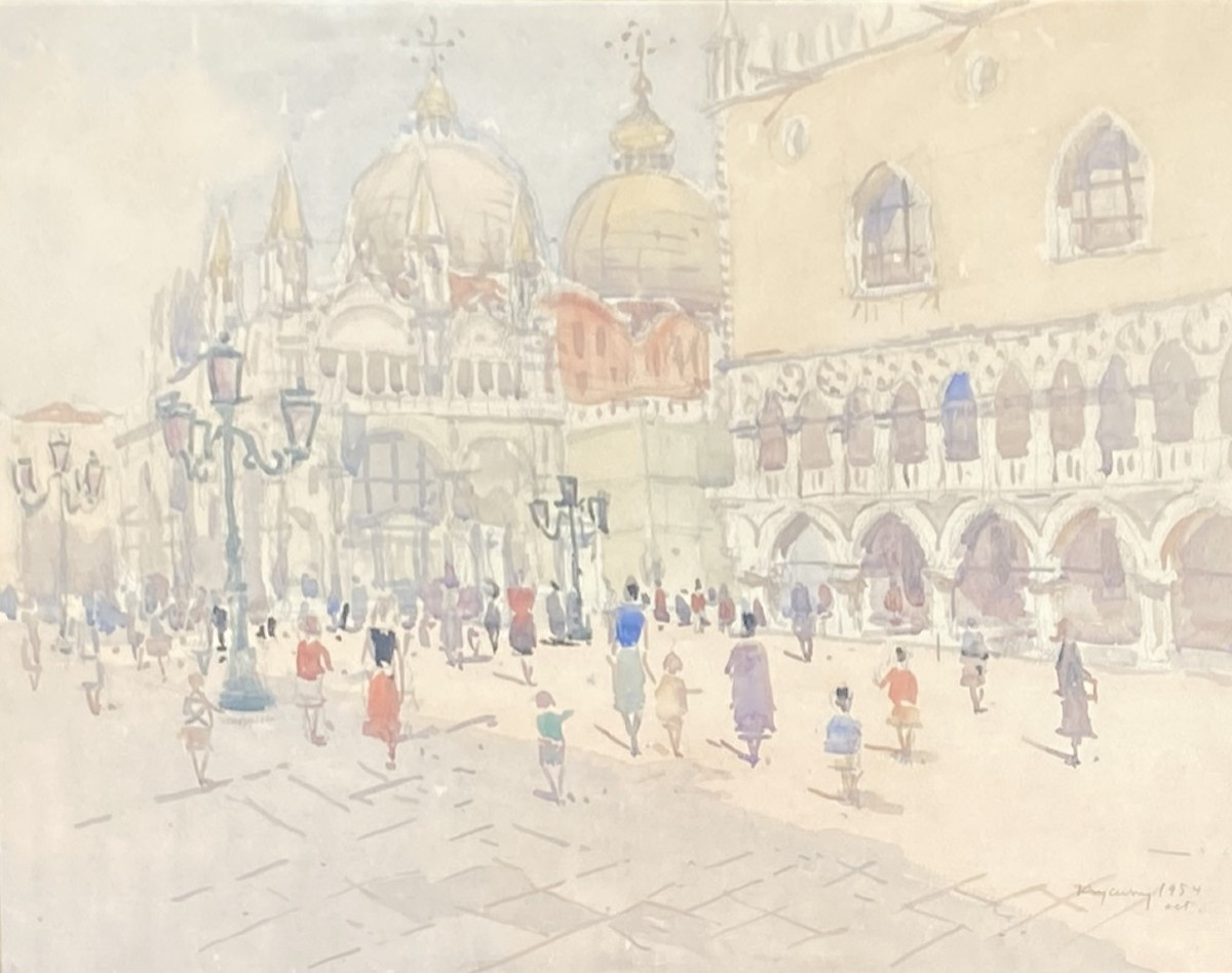 Vassyl Krytchevsky (1873 Gouvernement de Kharkov - 1952 Caracas) Ukraine Venise 