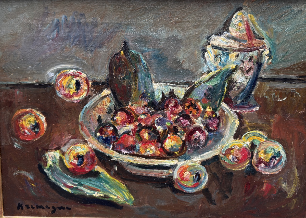 Pinchus Krémégne (zaloudock 1890 - Céret 1981) Still Life With Fruit Circa 1935 