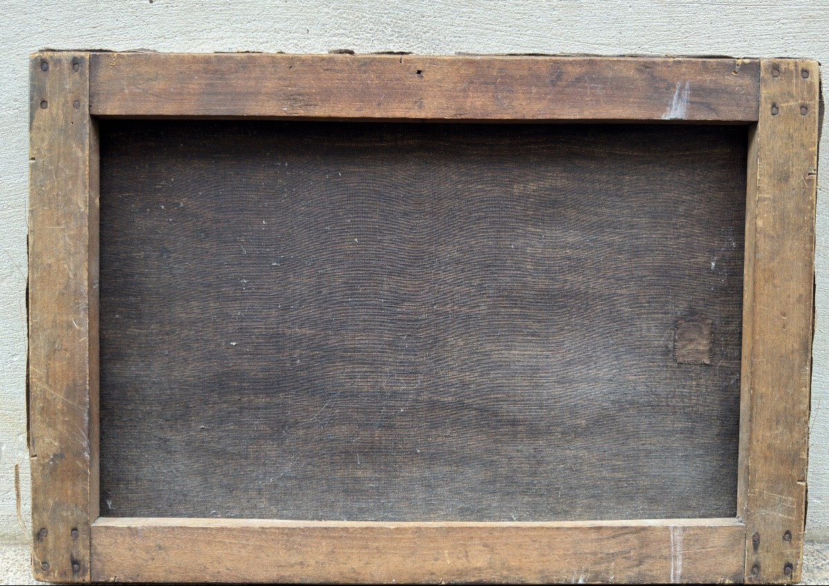 19th Century French School "the Quimperlé Bridge" -photo-3