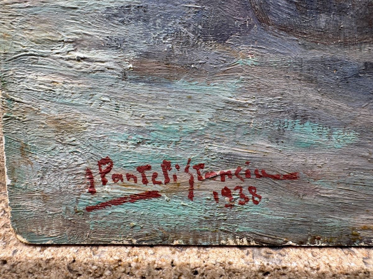 Ion Panteli Stanciu (1901, Brăila - 1981, Bucureşti) In The Danube Delta 1938 -photo-2