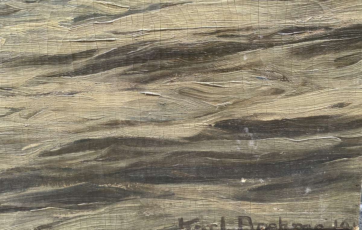 Karl Theodor BÖHME (1866 Hambourg - 1939 Munich) Allemagne Mer au soleil couchant-photo-4