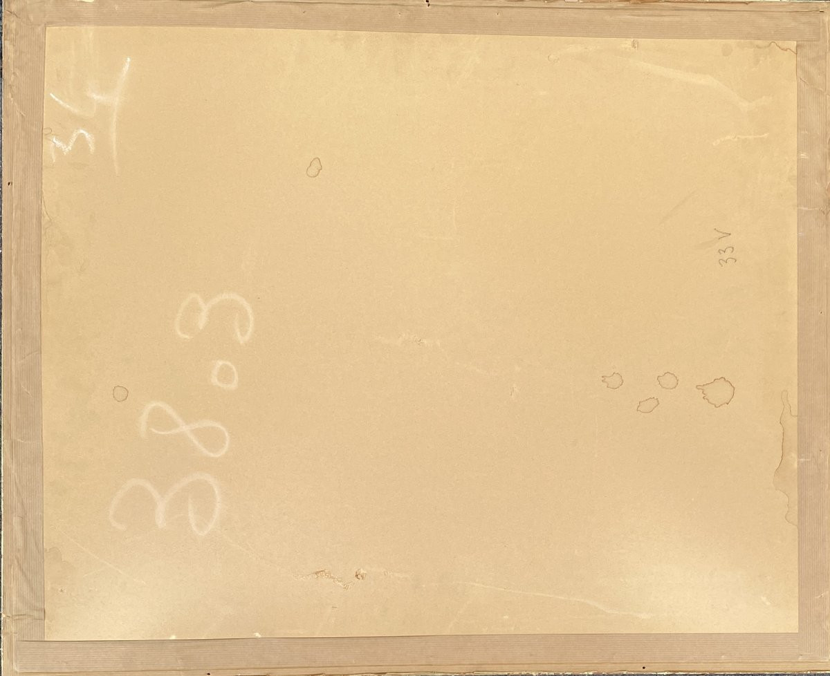 Léon Detroy (1859 Chinon - 1955 Saint Germain d'Arcé) Mediterranean Landscape-photo-2