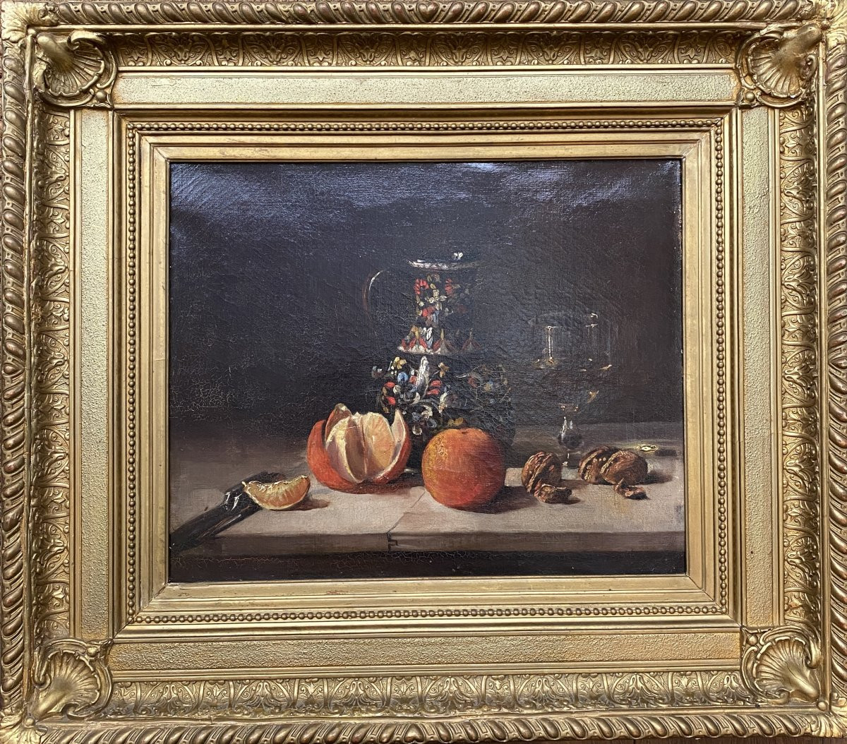 French School, 19th Century, Still Life With Oranges -photo-2