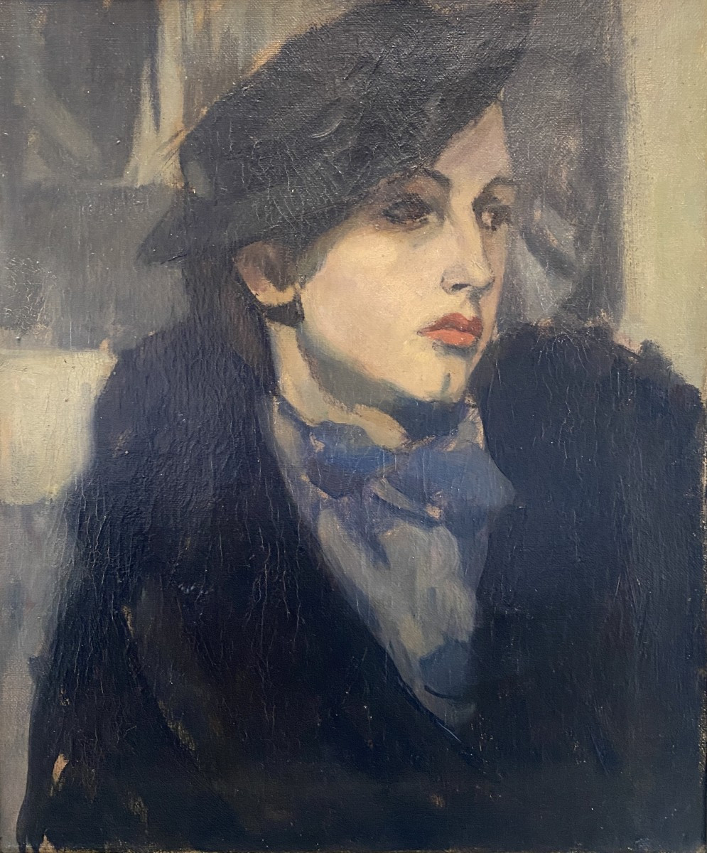 École française XXe La parisienne 