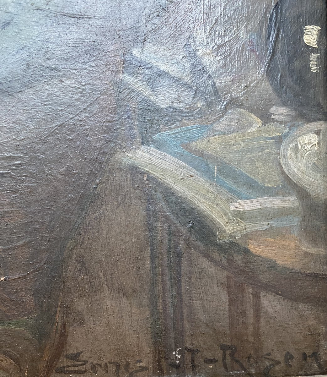 Ernest Tower Rosen (1877 Berlin - 1926) Allemagne Femme nue au divan -photo-2