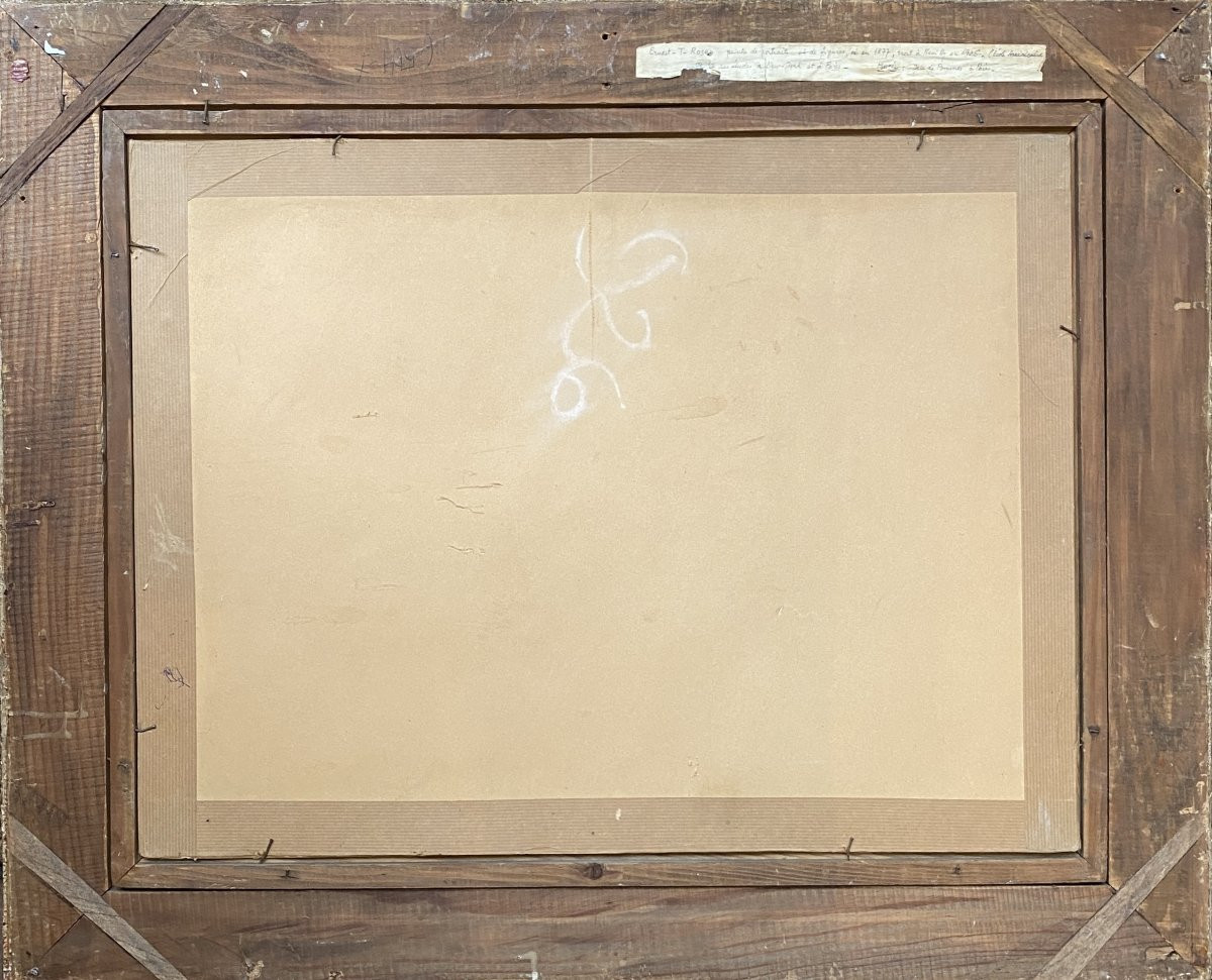 Ernest Tower Rosen (1877 Berlin - 1926) Allemagne Femme nue au divan -photo-3