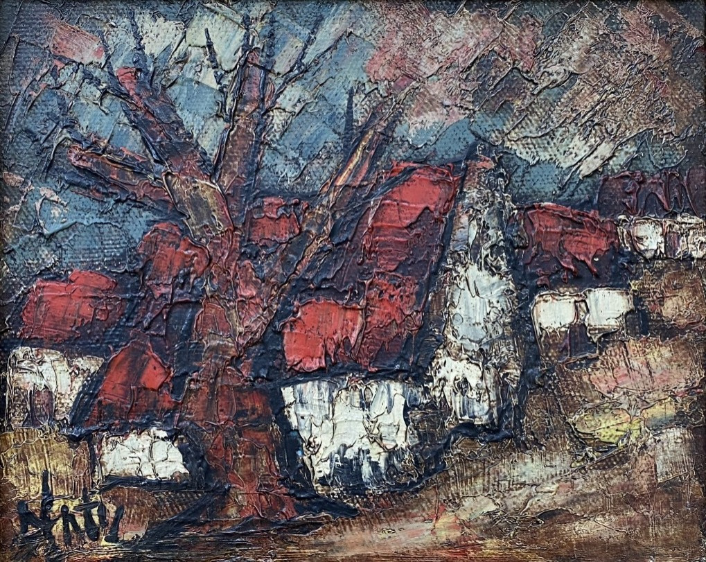 Henry d'Anty (1910 Paris - 1998 Villefuif) Les maisons 
