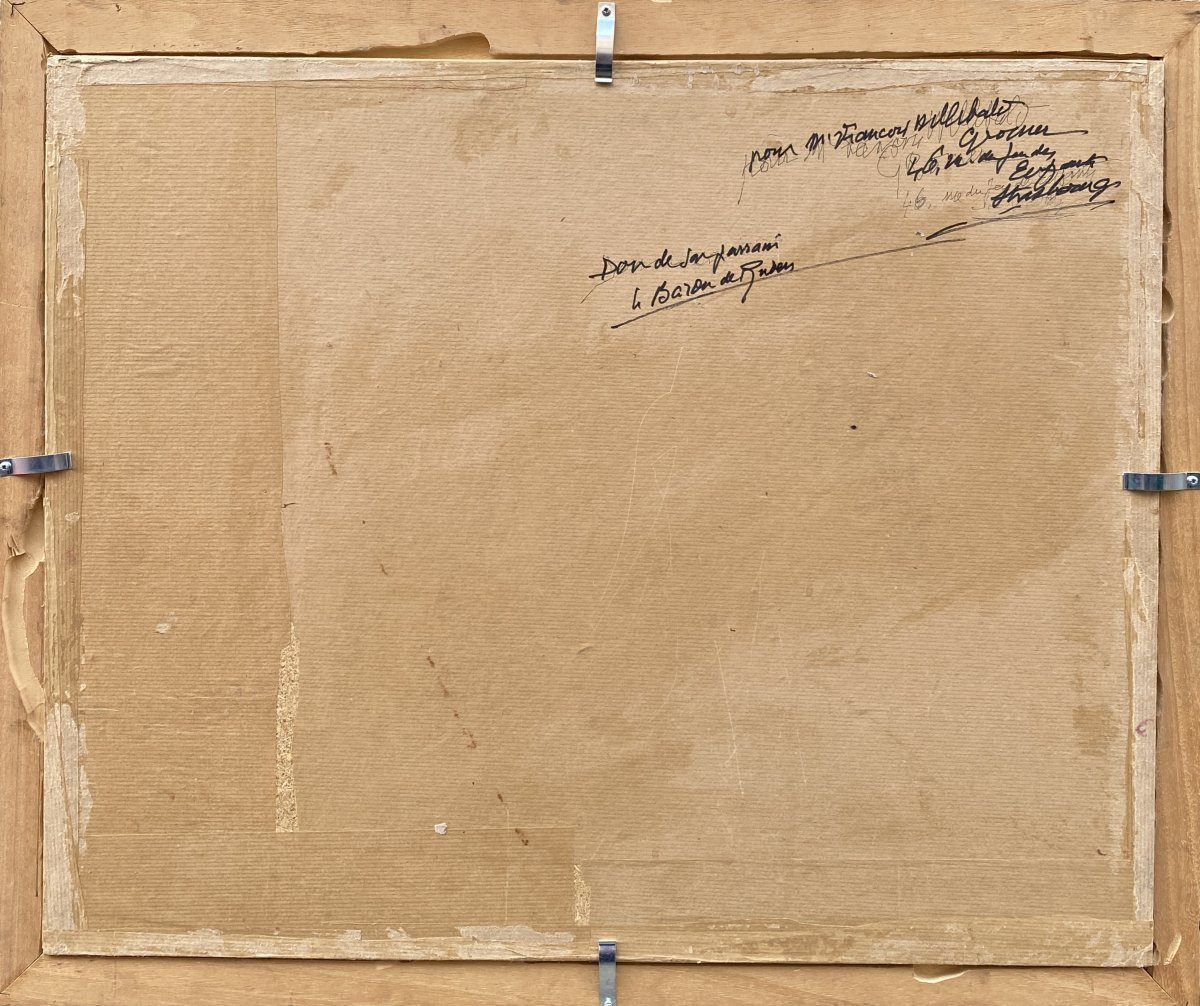 Paul Scortesco (Bucarest 1873 - Paris 1964) Roumanie La gondole à Venise -photo-2