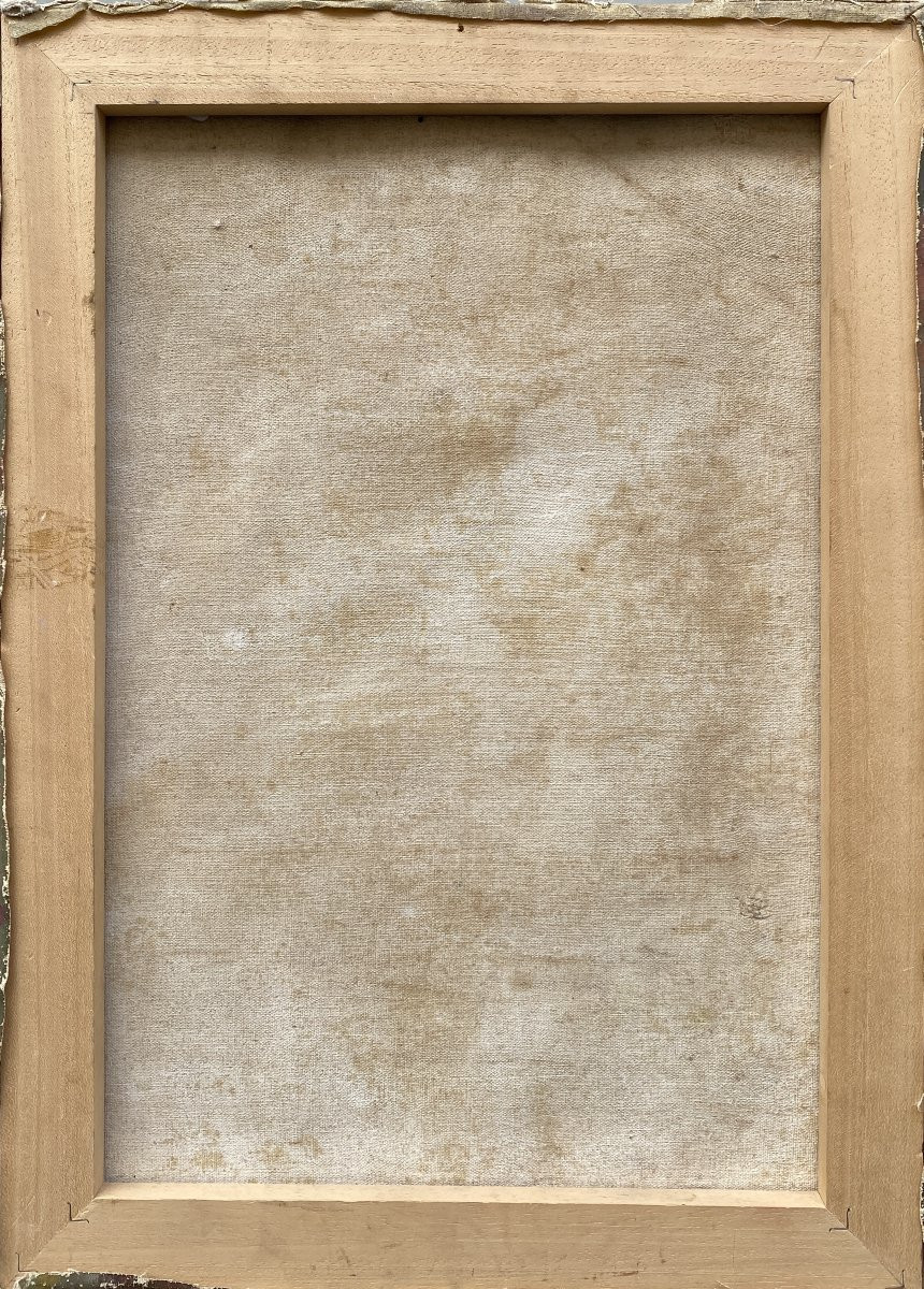 Zygmunt Landau (łódź 1898 - Tel-aviv 1962) Poland Portrait Of A Man With Water-photo-3