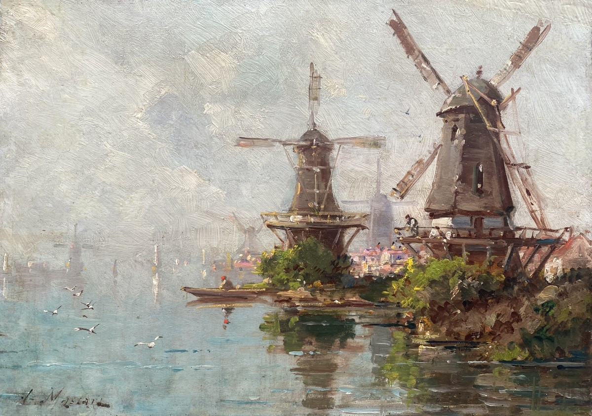 Gustave Mascart (valenciennes 1834 - Paris 1912) Mills