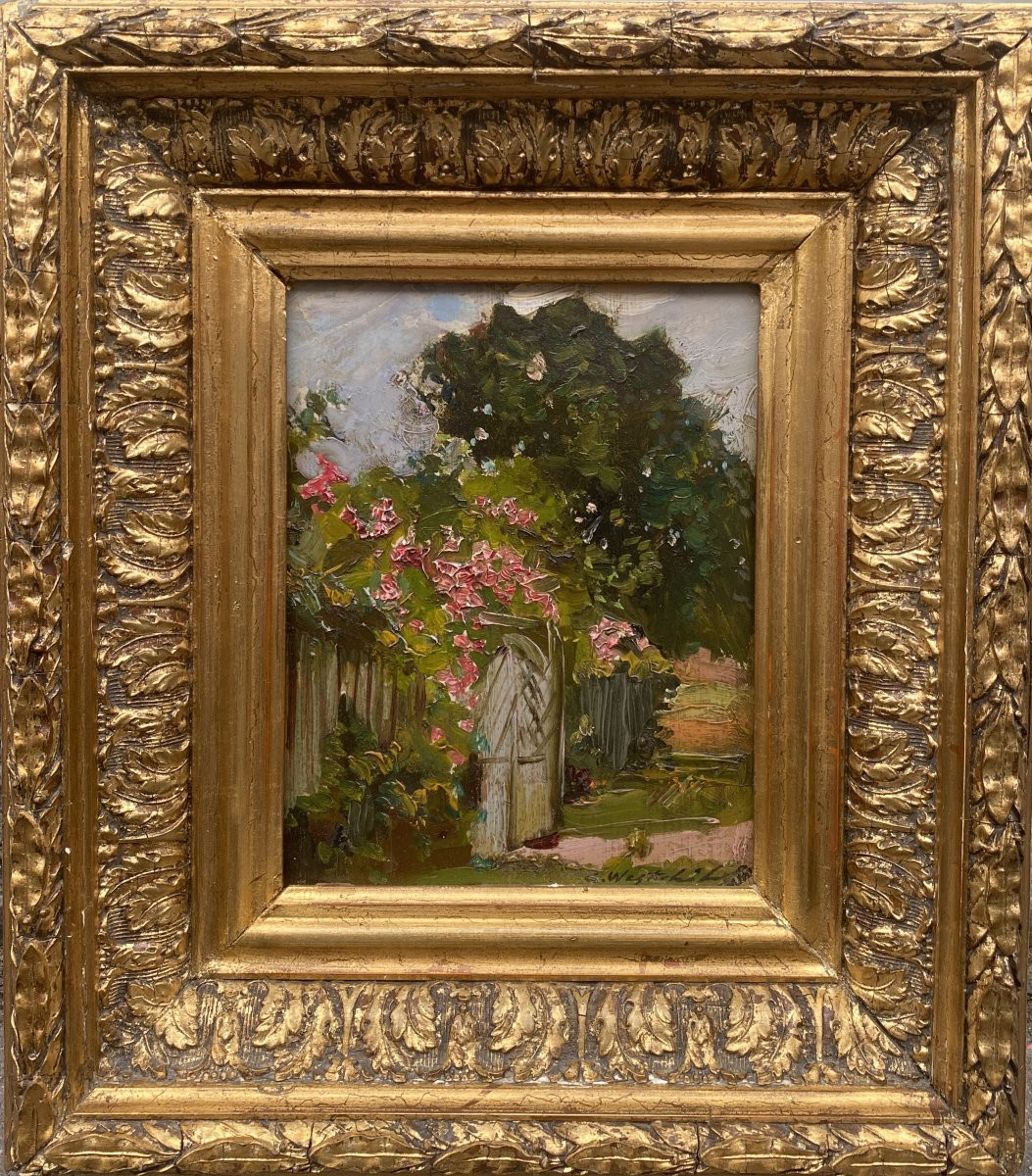 Constantin Westchiloff (saint Petersburg 1878 - New York 1945) Russia The Garden-photo-4