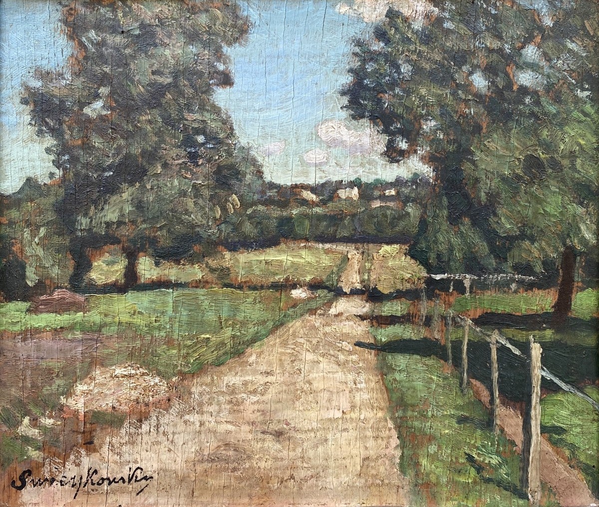 Alfred Swieykowski (paris 1869 - Paris 1953) Country Landscape